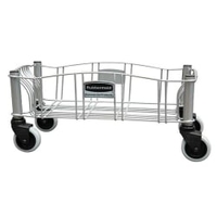 Rubbermaid Slim Jim Transportwagen,  R050528,  Farbe: metallic-silber