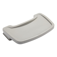 Rubbermaid Tischplatte für Kinderstuhl Sturdy chair FG781588PLAT,  Farbe: Platin