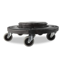 Rubbermaid Transportroller BRUTE,  schwarz FG264000BLA,  Maße (Ø x H): 46, 36 x 16, 84 cm