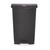 Rubbermaid Tretmülleimer Slim Jim Step-On,  Kunststoff,  68 Liter 1883613,  Farbe: schwarz