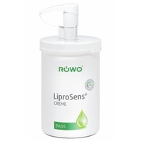 RÖWO LiproSens Basis Creme 105552,  1 Liter - Dose inklusive Pumpspender