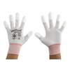SafeGuard ESD Handschuh,  beschichtete Fingerkuppen,  silikonfrei DSWL37427,  1 Paar,  Größe XS,  weiß/orange