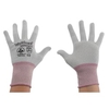 SafeGuard ESD Handschuh,  ohne Beschichtung,  Nylon/Carbon DSWL37437,  1 Paar,  Größe XL,  grau/gelb