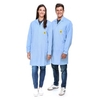 SafeGuard ESD Kittel Pro-Line,  hellblau,  3/4 Länge DSWL41024,  1 Unisex Kittel,  Größe M