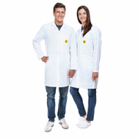 SafeGuard ESD Kittel Pro-Line,  weiß,  3/4 Länge DSWL41017,  1 Unisex Kittel,  Größe 3XL