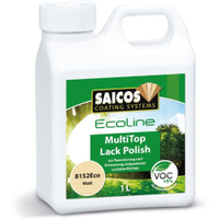 SAICOS Ecoline MultiTop Lack Polish Pflegemittel,  seidenmatt 8153Eco 409,  1 Liter - Henkelflasche