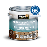 Saicos H2O Terrassenöl,  bangkirai 0313 701,  10 Liter - Eimer