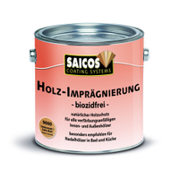 SAICOS Holzimprägnierung biozidfrei,  farblos 9000500,  2, 5 Liter - Dose