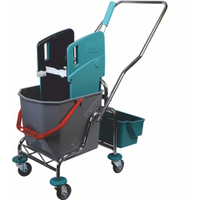 SAM LT 25 Einfachfahreimer,  verchromt,  25 Liter LT25CH,  1 Set