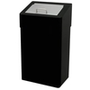 SanTRAL HBU 18 Abfallbox,  18 Liter 1422888,  Edelstahl,  mattschwarz,  pulverbeschichtet,  P