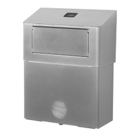 SanTRAL Plus HWU 6 Abfallbehälter,  6 Liter 1424151,  Farbe: silber,  E ST