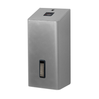 SanTRAL Plus STU 1 Toilettenpapierspender,  ca. 650 Blatt 1424104,  Farbe: silber,  E ST