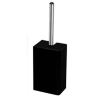 SanTRAL WBU 3 WC-Bürstenhalter 1422001,  Edelstahl,  mattschwarz,  pulverbeschichtet,  P