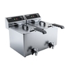 Saro Fritteuse EF 88,  Edelstahl 443-6015,  1 Fritteuse