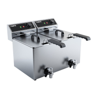 Saro Fritteuse EF 88,  Edelstahl 443-6015,  1 Fritteuse