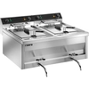 Saro Fritteuse GASTROLINE 9+9V,  Edelstahl 172-4025,  1 Fritteuse