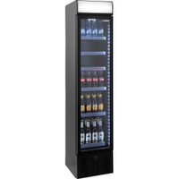 Saro Getränkekühlschrank mit Werbetafel,  schmal 325-2150,  1 Getränkekühlschrank