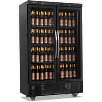 Saro Weinkühlschrank mit Glastür CV 800 CS,  LED-Beleuchtung 486-1025,  1 Weinkühlschrank