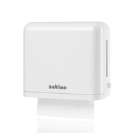 Satino Falthandtuchspender small,  PT3-kompatibel 331020,  Maße: 327 x 283 x 151 mm,  Farbe: weiß