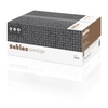 Satino Prestige Kosmetiktücher,  hochweiß 206450,  1 Karton = 40 Flachboxen à 100 Tücher,  farbig sortiert
