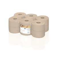 Satino PureSoft Jumbo Toilettenpapier,  2-lagig,  JT1-kompatibel 318810,  1 Packung = 12 Rollen à 720 Blatt