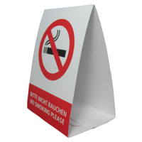 Sauvage Accessoires Nichtraucher-Schild 400 100 035,  1 Karton = 100 Stück