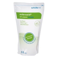 Schülke mikrozid AF wipes Desinfektionstücher 70003094,  1 Nachfüllbeutel = 220 Jumbo-Tücher
