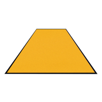 Schmutzfangmatte Colorstar,  gelb,  waschbar,  glatter Rücken 7460200200150-C12,  Maße (B x T): 200 x 200 cm