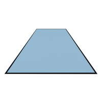 Schmutzfangmatte Colorstar,  grün cyan,  waschbar,  glatter Rücken 74606085150-C24,  Maße (B x T): 60 x 85 cm