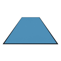 Schmutzfangmatte Colorstar,  hellblau,  waschbar,  glatter Rücken 7460150250150-C26,  Maße (B x T): 150 x 250 cm