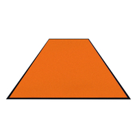Schmutzfangmatte Colorstar,  hellorange,  waschbar,  glatter Rücken 7460115200150-C10,  Maße (B x T): 115 x 200 cm