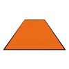 Schmutzfangmatte Colorstar,  hellorange,  waschbar,  glatter Rücken 7460115240150-C10,  Maße (B x T): 115 x 240 cm