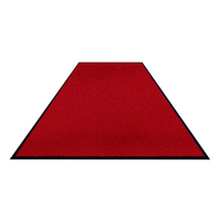 Schmutzfangmatte Colorstar,  hellrot,  waschbar,  glatter Rücken 7460150300150-C38,  Maße (B x T): 150 x 300 cm