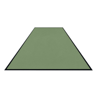 Schmutzfangmatte Colorstar,  kaktusgrün,  waschbar,  glatter Rücken 7460115300150-C56,  Maße (B x T): 115 x 300 cm