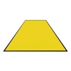 Schmutzfangmatte Colorstar,  lemon,  waschbar,  glatter Rücken 74607585150-C13,  Maße (B x T): 75 x 85 cm