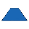 Schmutzfangmatte Colorstar,  mittelblau,  waschbar,  glatter Rücken 74606085150-C27,  Maße (B x T): 60 x 85 cm