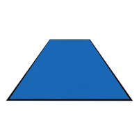 Schmutzfangmatte Colorstar,  mittelblau,  waschbar,  glatter Rücken 74606085150-C27,  Maße (B x T): 60 x 85 cm