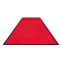 Schmutzfangmatte Colorstar,  rot,  waschbar,  glatter Rücken 746085300150-C39,  Maße (B x T): 85 x 300 cm