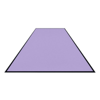 Schmutzfangmatte Colorstar,  violett,  waschbar,  glatter Rücken 7460115240150-C48,  Maße (B x T): 115 x 240 cm