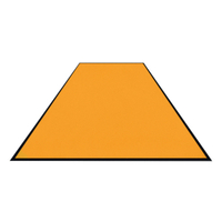 Schmutzfangmatte Colorstar,  weiches orange,  waschbar 74607585150-C50,  Maße (B x T): 75 x 85 cm,  glatter Rücken