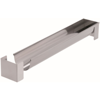 SCHNEIDER Creme-Form,  Edelstahl,  rund offen 193040,  Abmessung: 500 x 85 x 70 mm