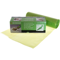 SCHNEIDER Einweg-Spritzbeutel,  ECO,  70 my,  grün 391810,  1 Box = 1 Rolle à 100 Stück,  470 x 230 mm