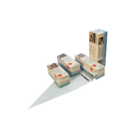SCHNEIDER Einweg-Spritzbeutel,  gerollt,  blau 391200,  1 Box = 100 Stück,  Abmessung: 350 x 195 mm