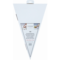 SCHNEIDER Einweg-Spritzbeutel,  geschlossene Spitze 391410,  1 Packung = 100 Stück,  545 x 300 mm,  75 my