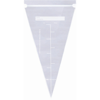 SCHNEIDER Einweg-Spritzbeutel mit ZIPPER Verschluss,  320 x 150 mm 391050,  1 Packung = 50 Stück