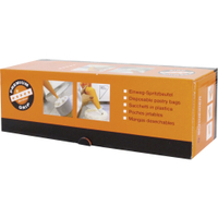 SCHNEIDER Einweg-Spritzbeutel,  Premium Grip,  80 my,  orange 391330,  1 Box = 1 Rolle à 100 Stück,  59 x 28 cm