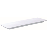SCHNEIDER Königskuchenplatte 227023,  Farbe: weiß,  400 x 150 x 20 mm