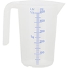 SCHNEIDER Messbecher mit offenem Griff,  transparent 206011,  Fassungsvermögen: 0, 5 Liter