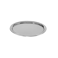 SCHNEIDER Serviertablett aus Edelstahl,  oval 154043,  Maße: 22 x 28, 5 cm