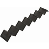 SCHNEIDER Snack-Verkaufsständer,  Wellenform 154090,  Alu,  schwarz halbmatt,  580 x 85 mm